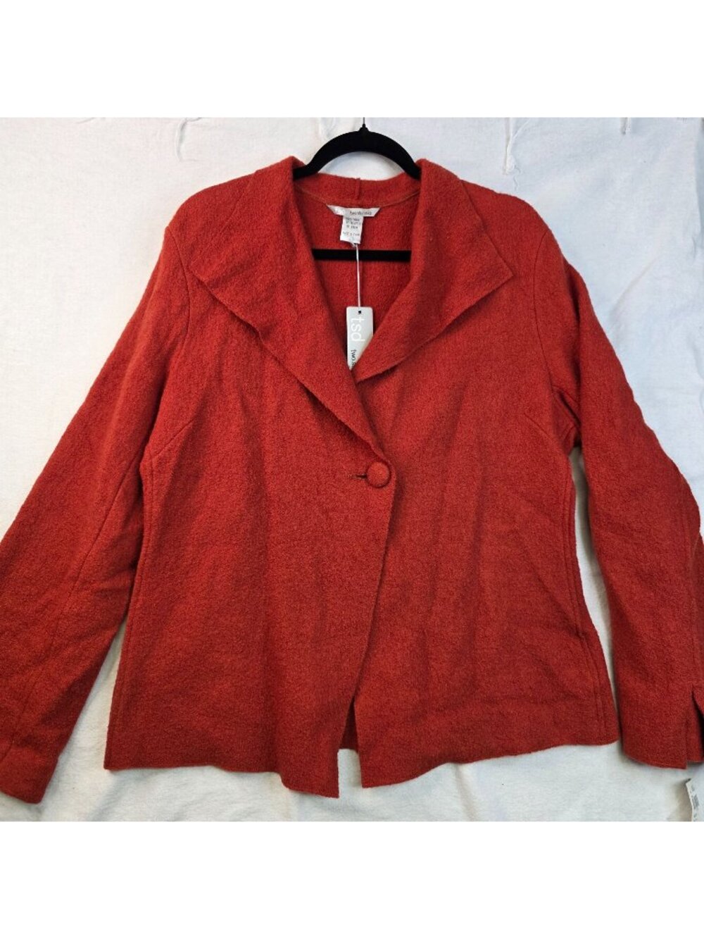 Two Star Dog 90s Wool Blazer Jacket L Copper Preppy Quiet Luxury Old Money Work